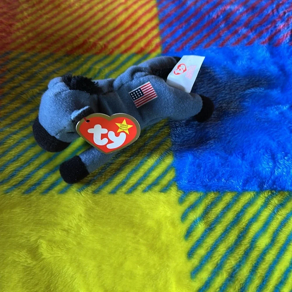 Ty Lefty the Donkey Teenie Beanie Baby